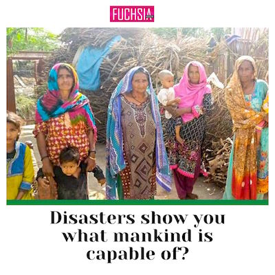 Who fed the 300 People who had not eaten for days in Pipri?