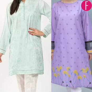 Kurtas, fashion, spring, summer, Purple, floral, prints
