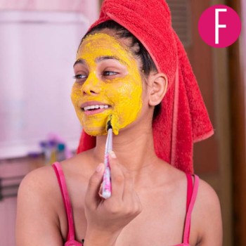 face mask, DIY, haldi besan mask for glowing skin