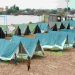 Tent, flood relief