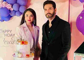 Yumna Zaidi and Wahaj Ali