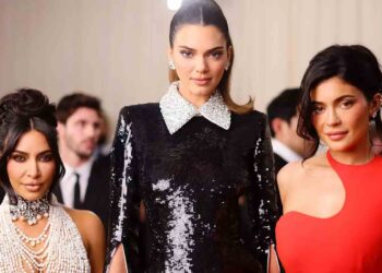 Kim Kardashian, Kendall Jenner & Kylie Jenner at the Met Gala 2023