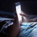 Mobile phone light, bedtime with phone,