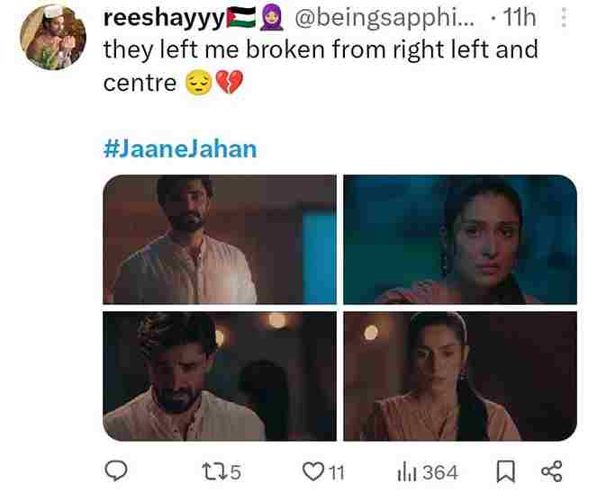 Fan Appreciate The Love Redefined By Shehraam In Jaan e Jahan