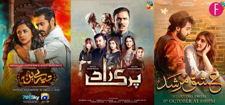 Pakistani dramas, Ishq Murshid, Parizaad, Tere Bin