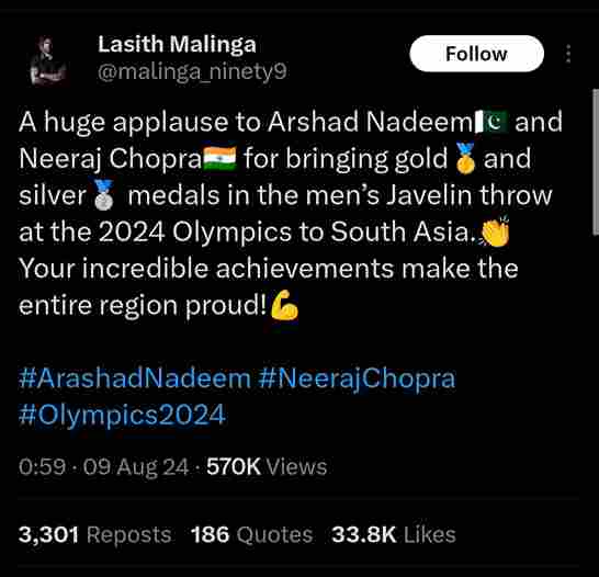 Neeraj Chopra & Arshad Nadeem Are Showing Us That Ind vs Paki Can Also Be India x Pakistan