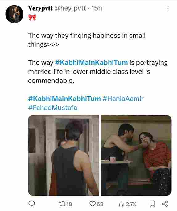 Kabhi Main Kabhi Tum: X Reacts To Sharjeena & Mustafa Schooling Us On Selfless, Yet Dignified Love