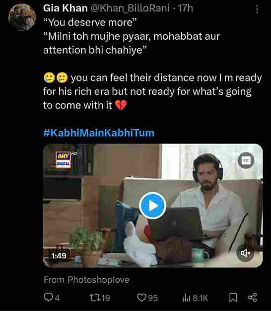 Twitter Fans React To The Emotional Rollercoaster Between Sharjeena & Mustafa In Kabhi Main Kabhi Tum
