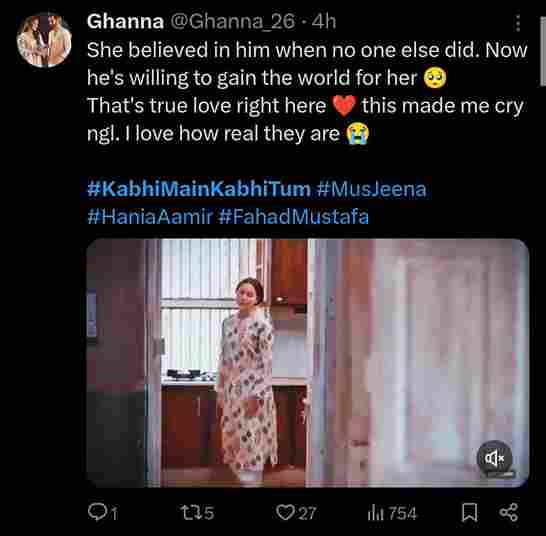Twitter Fans React To The Emotional Rollercoaster Between Sharjeena & Mustafa In Kabhi Main Kabhi Tum