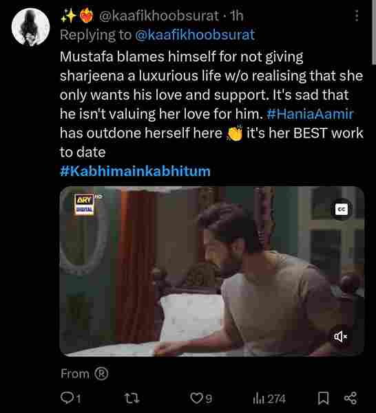 Twitter Fans React To The Emotional Rollercoaster Between Sharjeena & Mustafa In Kabhi Main Kabhi Tum