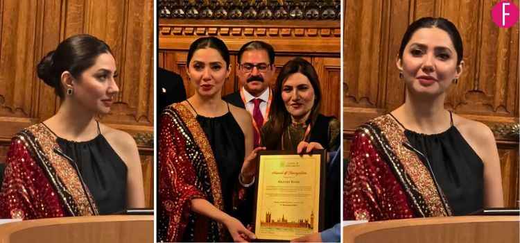 Mahira Khan Honored At UK Parliament For Exceptional Contribution To Cinema & Cultural Diplomacy