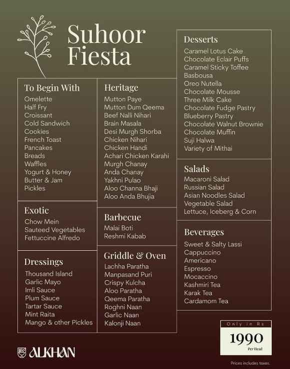 Ramzan deals, Lahore