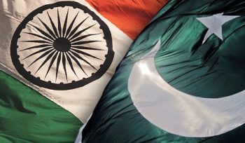 India, Pakistan, Flags