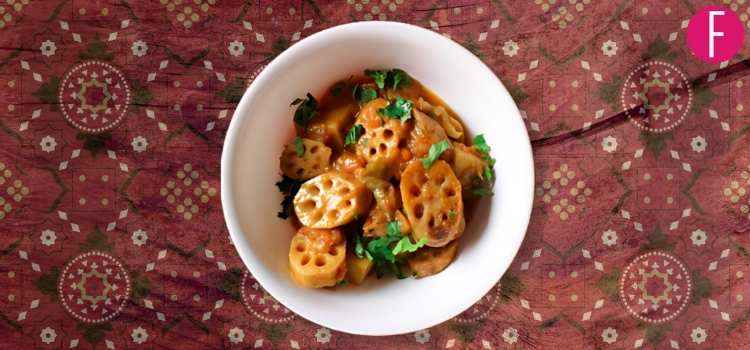 Sindhi bhea, biryani, lotus roots
