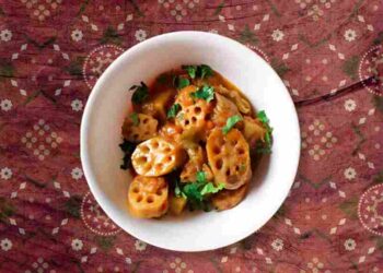 Sindhi bhea, biryani, lotus roots