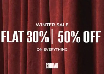 Get Ready for retail therapy as Cougar’s FLAT 30% & 50% OFF Winter Sale is Live