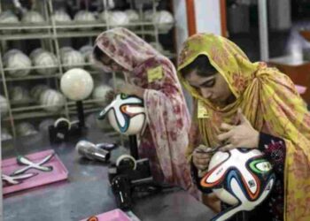 Why Women in Pakistan’s Sialkot Are at the Heart of the World Cup Football Industry