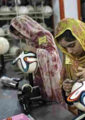 Why Women in Pakistan’s Sialkot Are at the Heart of the World Cup Football Industry