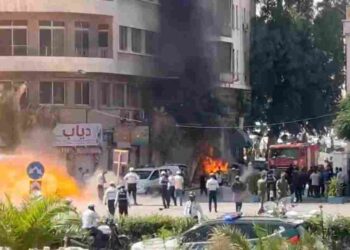Explosions Rock Damascus During Historic Macron Visit, Leaving at Least 18 Injured