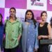 Sharmeen Obaid Chinoy, Sanam Saeed, Amna Ilyas, Momal Sheikh at Patakha Pictures celebration, Karachi